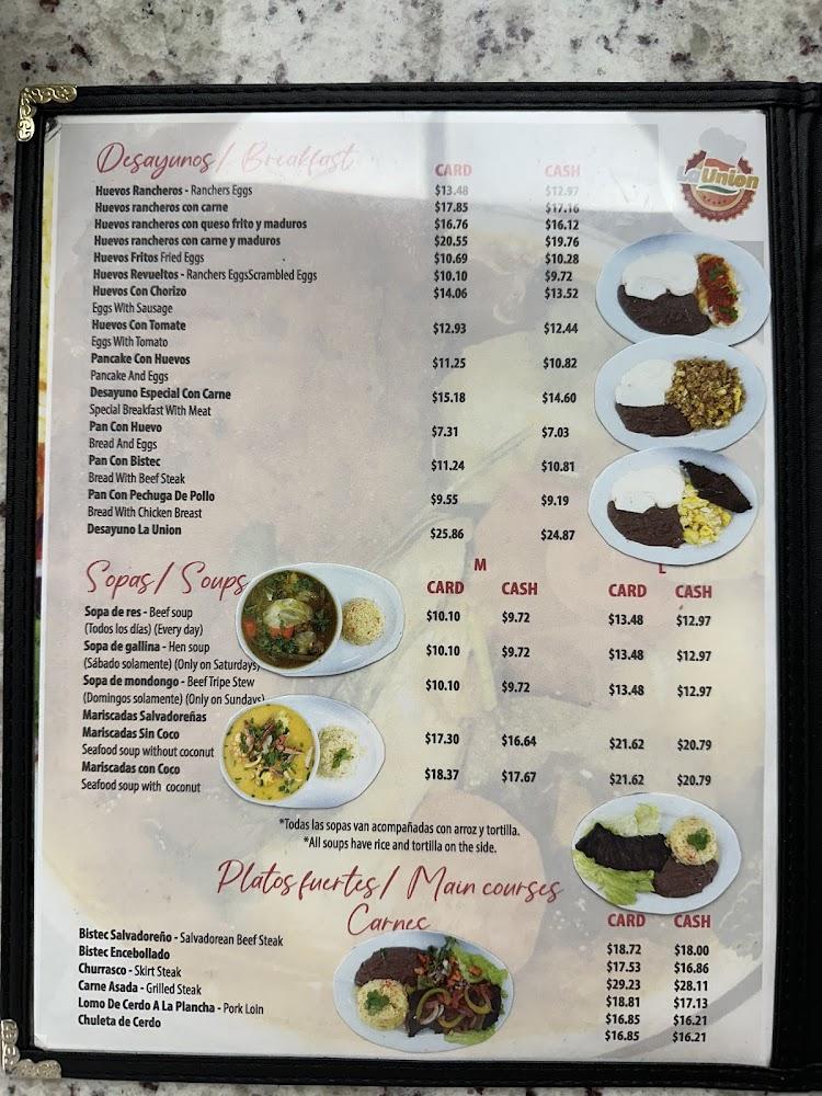 La Union Restaurant Menu image 4